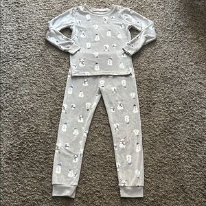 Cozy Snowman Kids Pajamas (7/7A)